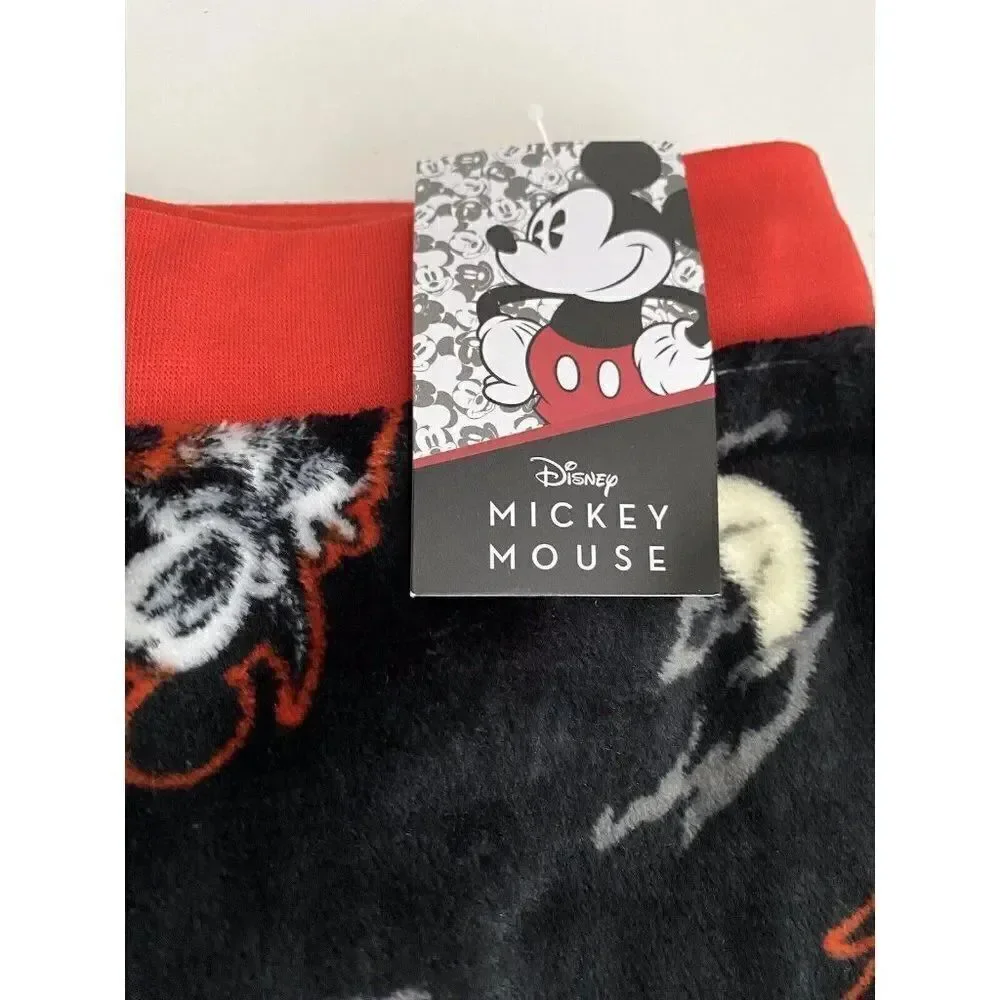 Disney Mickey Mouse Halloween Women’s Sz XL Soft Pj Pajama Pants Velvet NEW - Picture 4 of 9